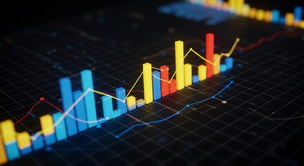 Colorful Business Data Analytics Chart.