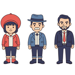 Set of Business Professional Characters