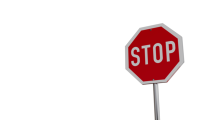 Stop Sign under Blue Sky