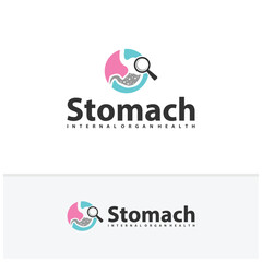 Find Stomach logo vector. Simple vector logo design for medical human health.
