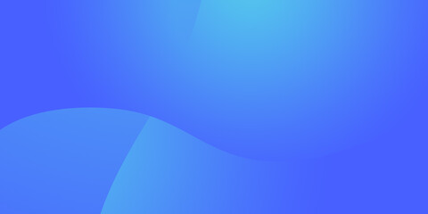 Abstract illustration background of curved waves in a blue gradient.