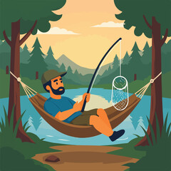 Lake Relaxation Fishing