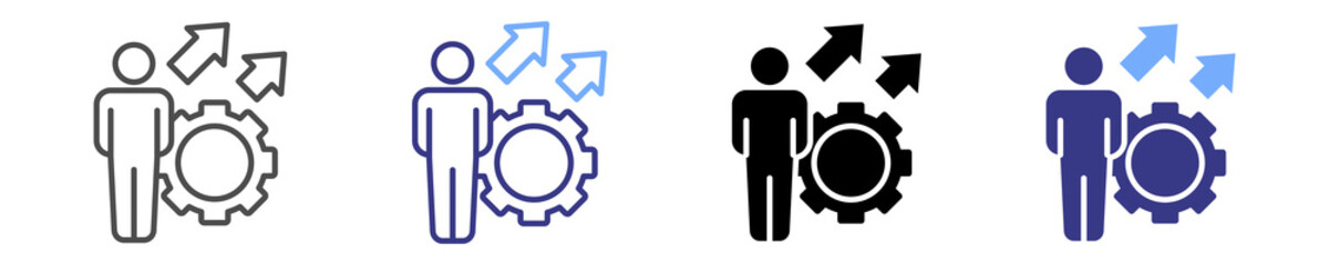Skill Progress Icon Sheet Multiple Stye 
