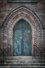 Helsingborg Maria Kyrka Side Doorway