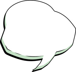 Cartoon Speech Bubble