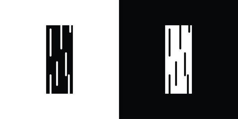 Wood board icon flat design. Eps 10