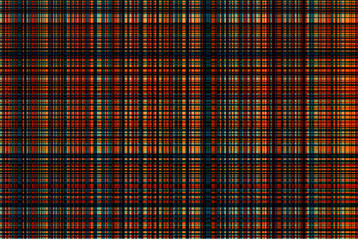 Vibrant multicolor plaid grid pattern with intersecting lines, creating a retro textile-inspired background ideal for fashion, design, or print themes.