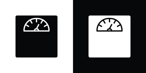 Scale icon flat design. Eps 10
