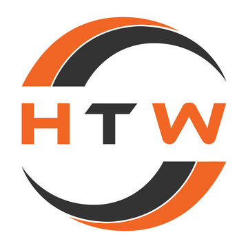 HTW letter design. HTW letter technology logo design. HTW Monogram logo design for an entrepreneur and business.
