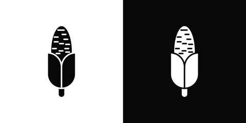 Corn icon flat design. Eps 10