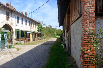 Cascina Battiloca, old farmhouse near Buccinasco, Milan province, Italy