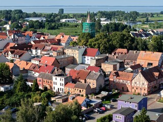 Seebad Ueckermünde, Altstadt mit Gänsemarkt und Stadtkirche 2025