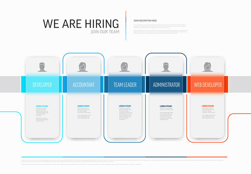We Are Hiring - Join Our Team Infographic banner poster flyer