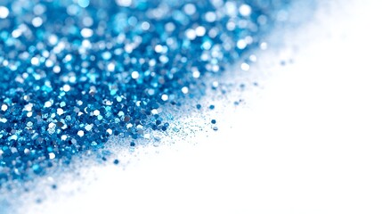Blue glitter background