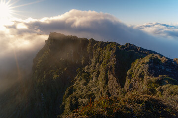 日本の山岳風景
