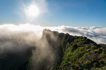 日本の山岳風景