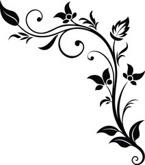 Obraz premium floral design element
