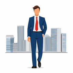 A vector illustration set of businessmen in various poses, facial expressions, and office scenes. Suitable for presentations, infographics, business materials, websites, and creative projects.