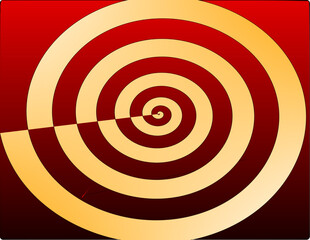 Naklejka premium red dart target