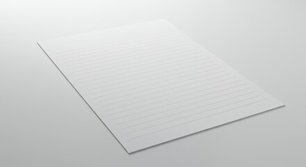 Blank white sheet of acrylic plastic