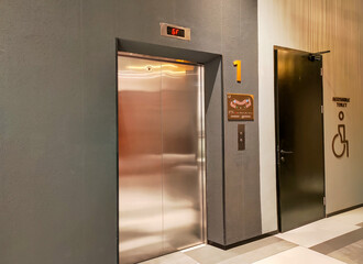 elevator in the airport © Suci