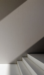 Large luxury modern bright interiors Living room mockup illustration 3D rendering image