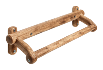 Urban mountaineering gear eye-level adventure equipment showcase isolated on transparent background