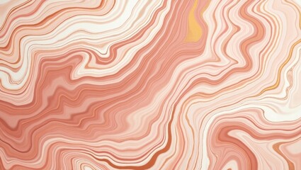 Abstract Peach Gold Swirl Marble Texture Background
