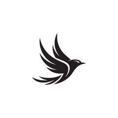 Obraz premium Bird Logo Design – Modern, Elegant, and Creative Animal Branding Vector
