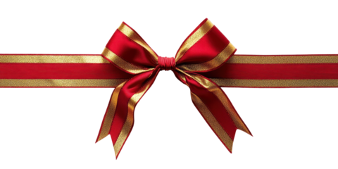 PNG Red with gold striped ribbon bow accessories decorative.
