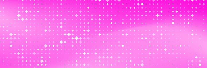 Shining pink purple disco party pattern background. Iridescent sequin mosaic texture. Abstract sparkling halftone wallpaper. Pop up comic glowing glitter backdrop. Retro vector design template © Alfin
