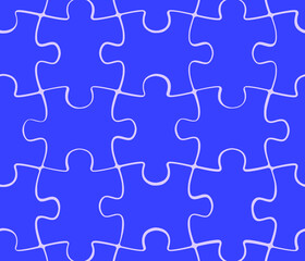 blue  puzzle background