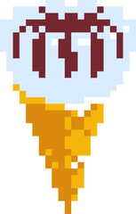 Cone Pixel Ice Cream