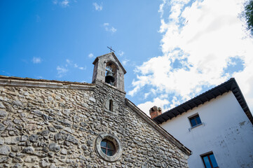 A church bell from above