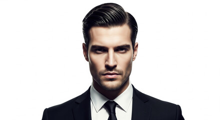 portrait of a handsome young man