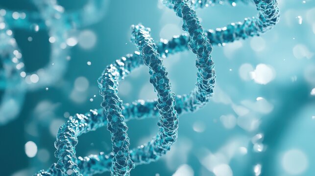 A DNA helix woven from mathematical formulas, entwining all known life within its spiral.