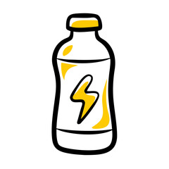 Electrolyte Drink hand drawing icon for web and graphic design