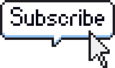 Pixel Bubble Subscribe