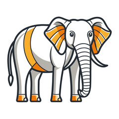 Elephant on vector