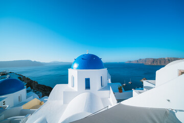 サントリーニのブルードーム