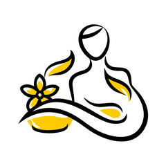 Spa Therapy hand drawing icon for web and graphic design