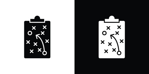 Planning icon logo. simple graphic symbols