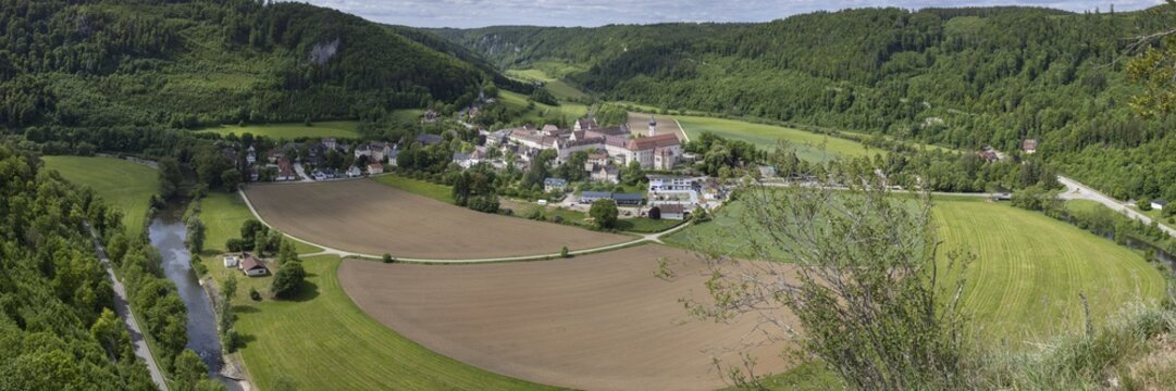 Archabbey of St Martin at Beuron (lat. Archiabbatia Sancti Martini Beuronensis), Benedictine monastery, Beuron, Upper Danube Valley, Swabian Alb, Baden-W&uuml;rttemberg, Germany