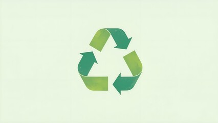 Obraz premium Eco-Friendly Recycling Symbol for International Children's Day Celebration