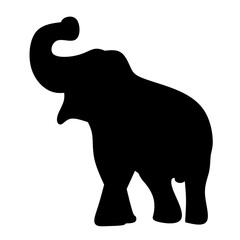 Fototapeta premium silhouette of elephant