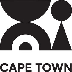Cape Town's Abstract Vector Symbol A Creative Representation of South African City
