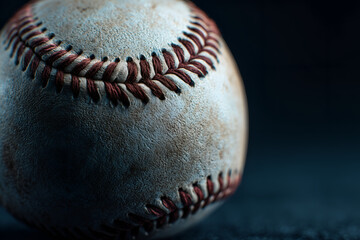 close up of baseball