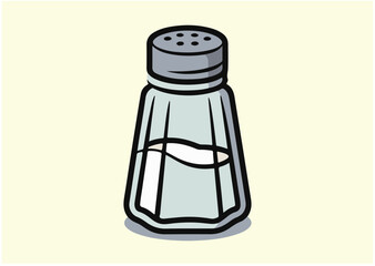 Salt shaker Icon, Salt shaker vector