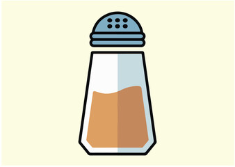 Salt shaker Icon, Salt shaker vector