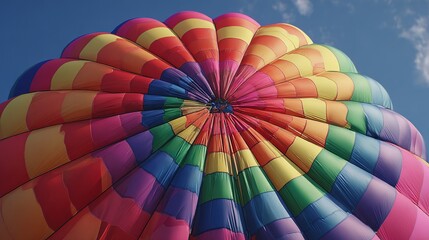 Obraz premium Bright Sky Filled with Artistic Hot Air Balloons